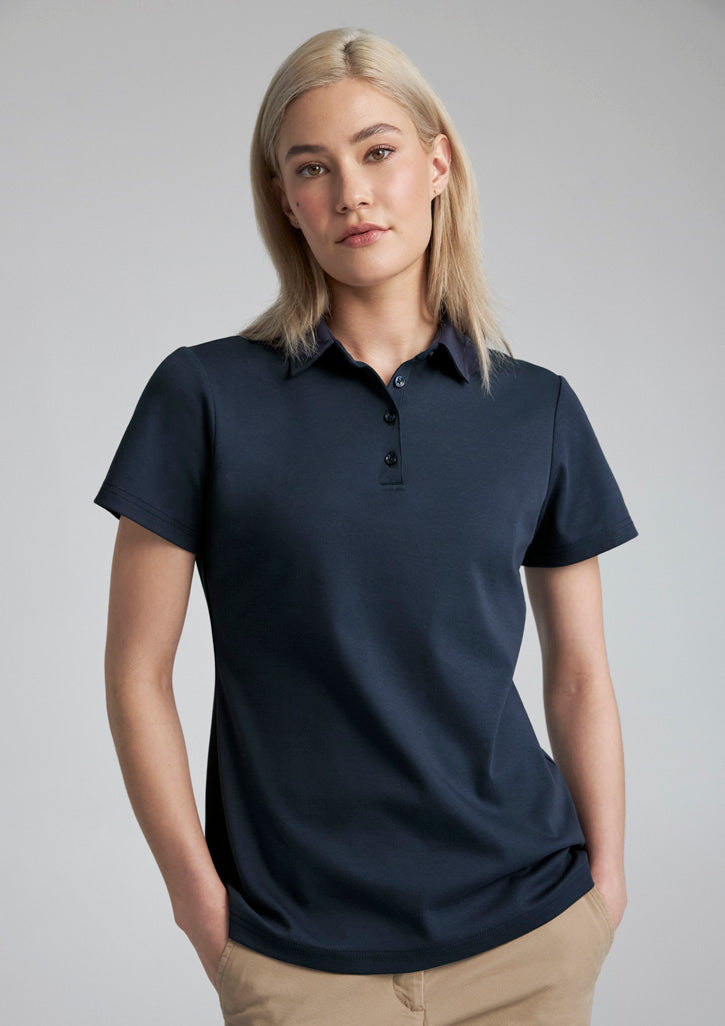 Biz Collection Womens Lotus Short Sleeve Polo P515LS