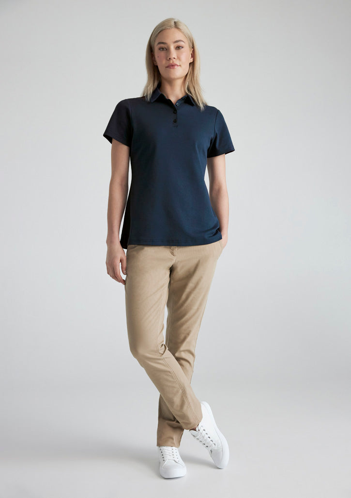 Biz Collection Womens Lotus Short Sleeve Polo P515LS