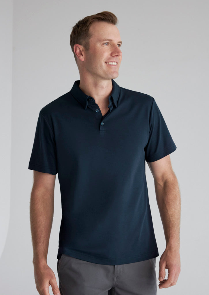 Biz Collection Mens Lotus Short Sleeve Polo P515MS