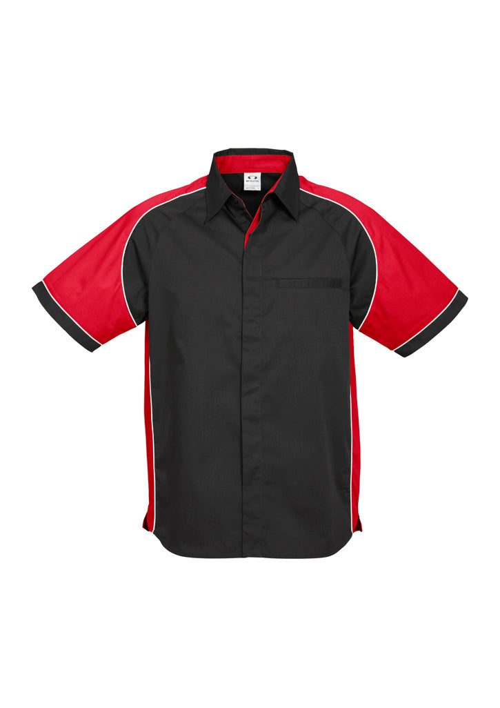 Biz Collection Mens Nitro Short Sleeve Shirt S10112