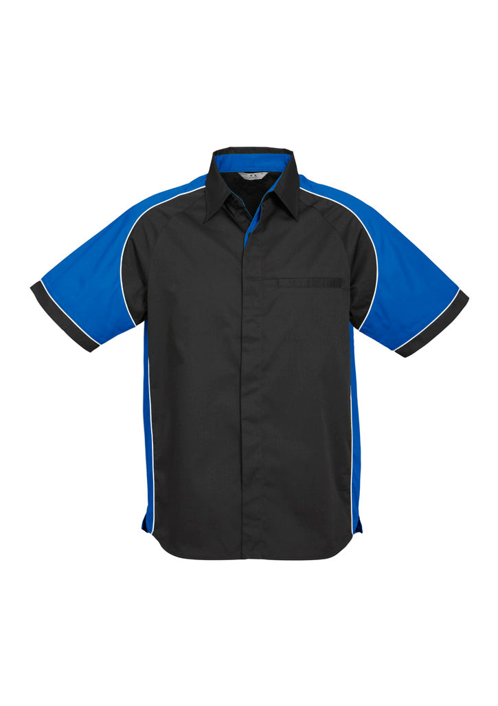 Biz Collection Mens Nitro Short Sleeve Shirt S10112