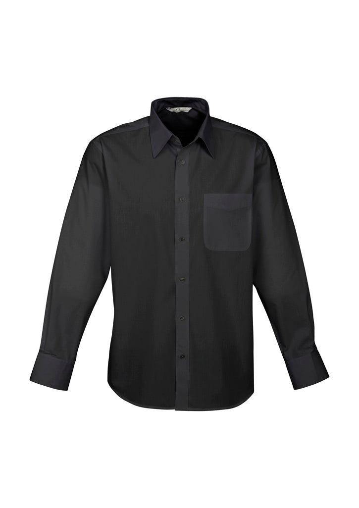 Biz Collection Mens Base Long Sleeve Shirt S10510