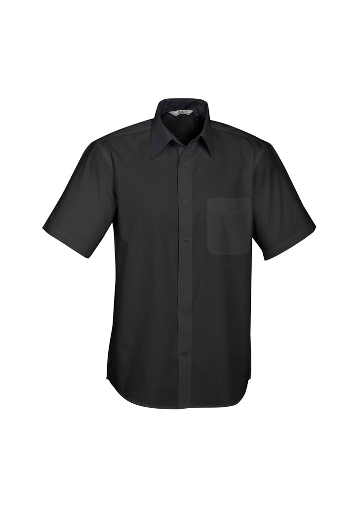 Biz Collection Mens Base Short Sleeve Shirt S10512