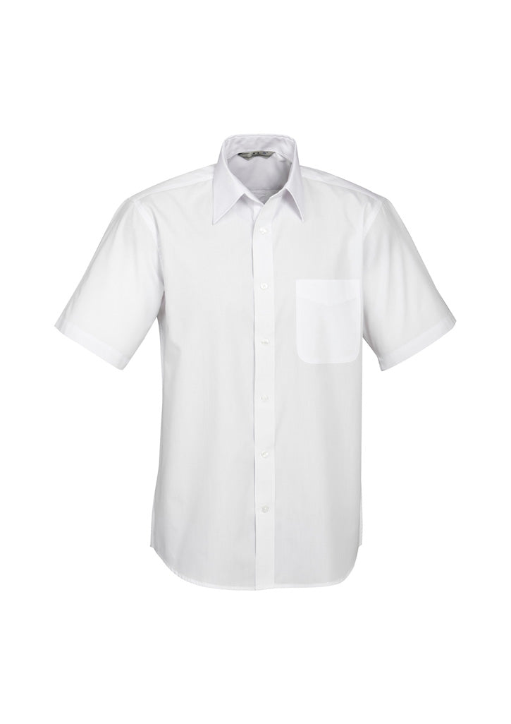 Biz Collection Mens Base Short Sleeve Shirt S10512