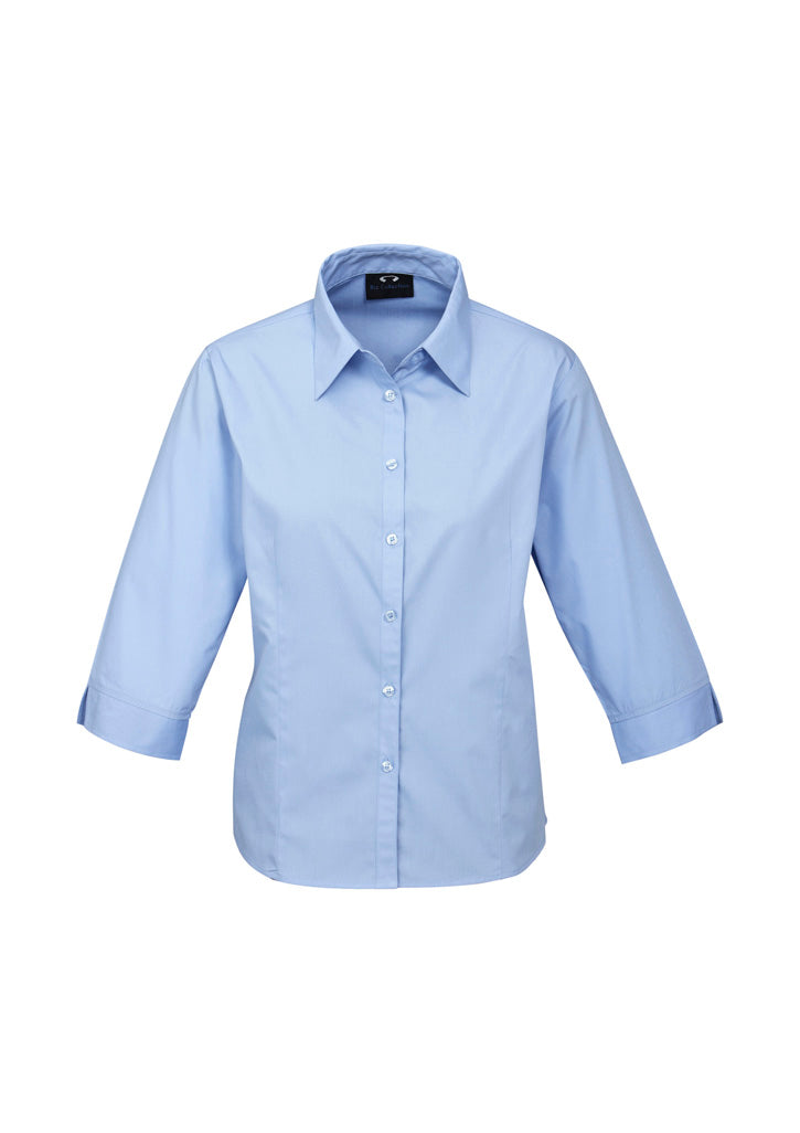 Biz Collection Womens Base 3/4 Sleeve Shirt S10521