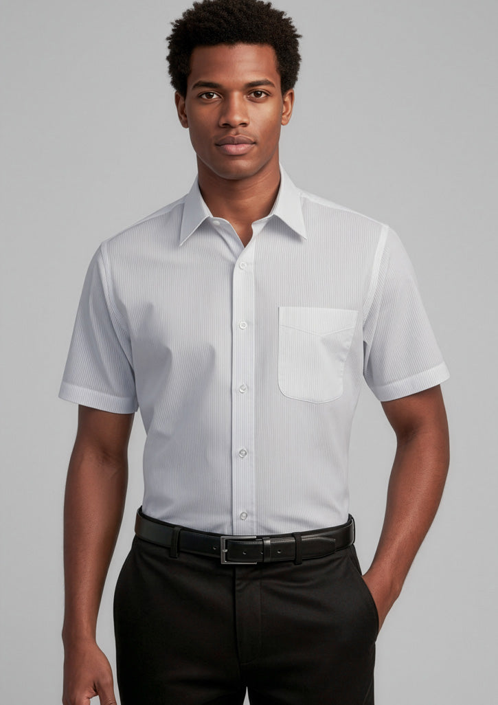 Biz Collection Mens Ambassador Short Sleeve Shirt S251MS