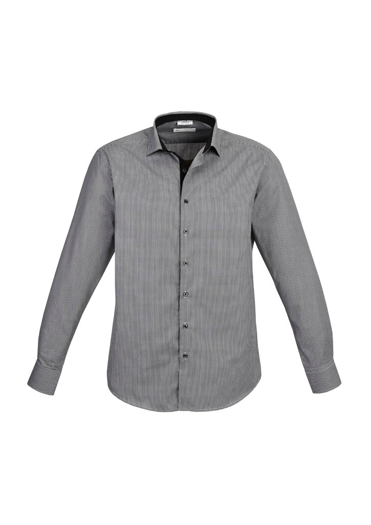 Biz Collection Mens Edge Long Sleeve Shirt S267ML