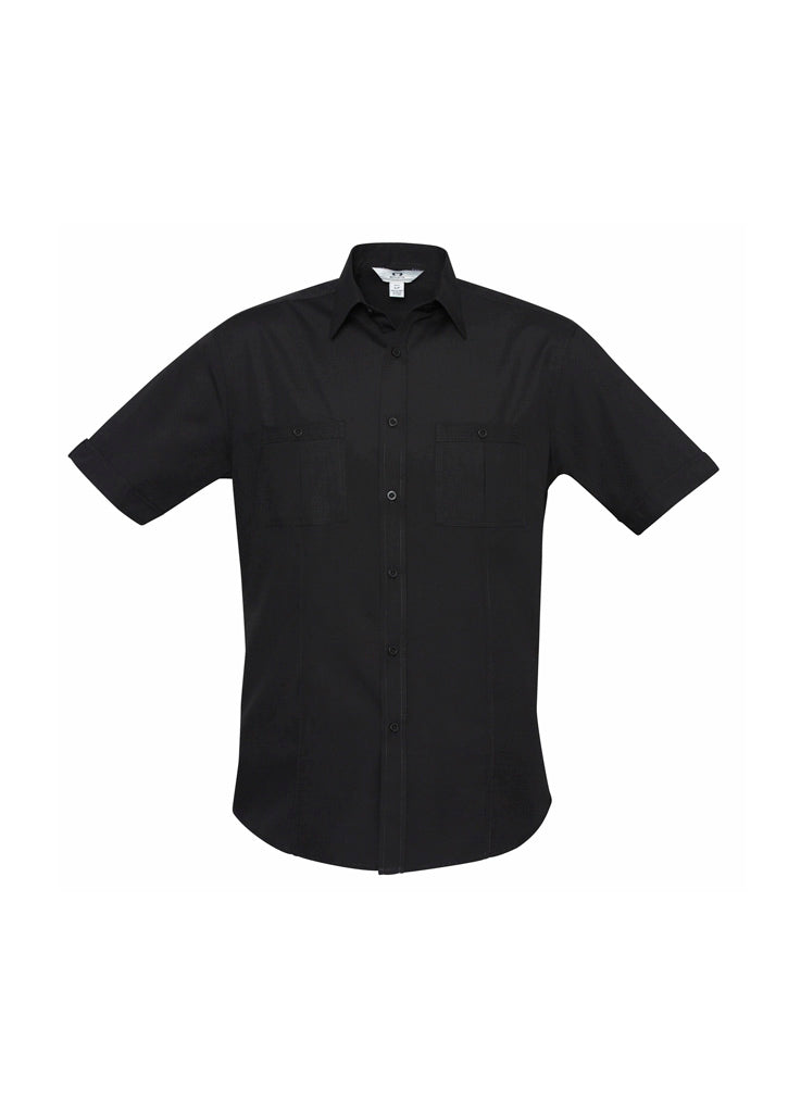 Biz Collection Mens Bondi Short Sleeve Shirt S306MS