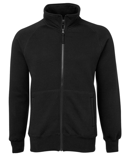 C of C FULL ZIP FLEECY BLACK -XS