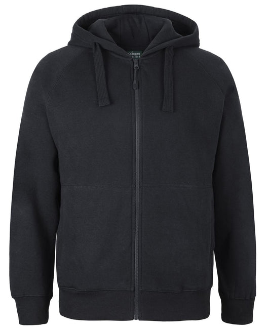 C of C KIDS FULL ZIP FLEECY HOODIE BLACK -06