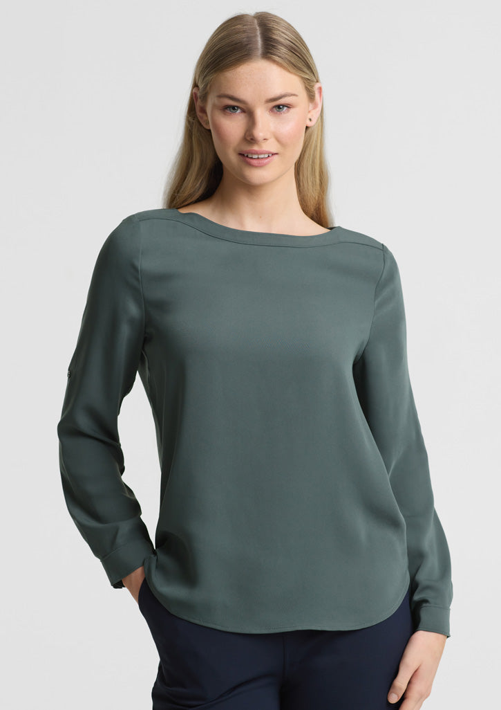 Biz Collection Womens Madison Boatneck Top S828LL