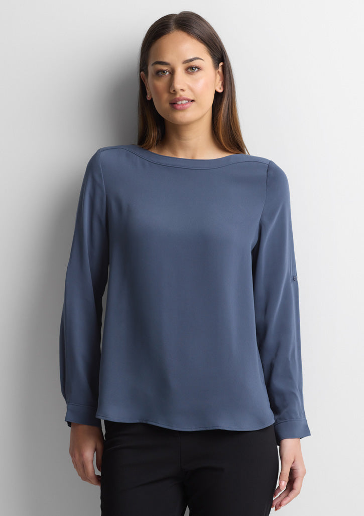 Biz Collection Womens Madison Boatneck Top S828LL