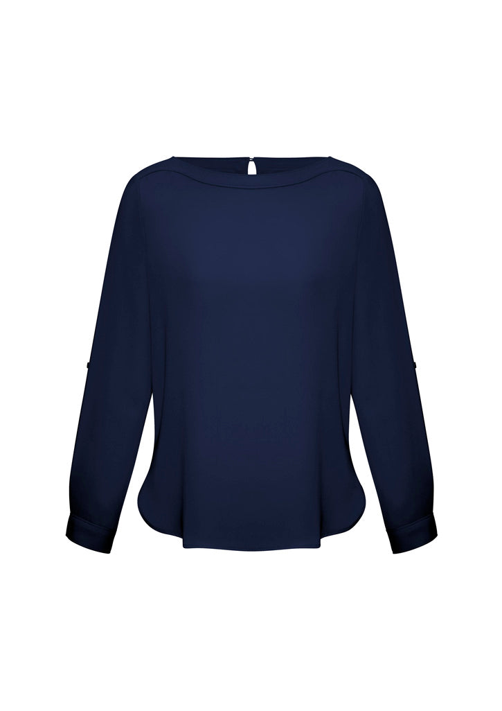 Biz Collection Womens Madison Boatneck Top S828LL