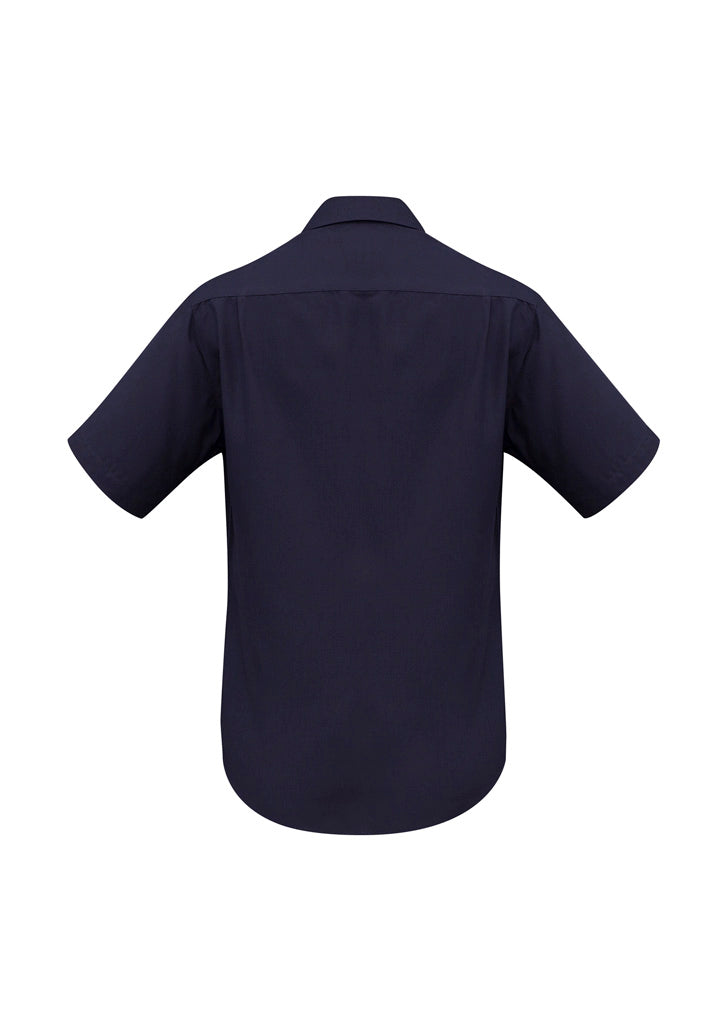 Biz Collection Mens Oasis Short Sleeve Shirt SH3603