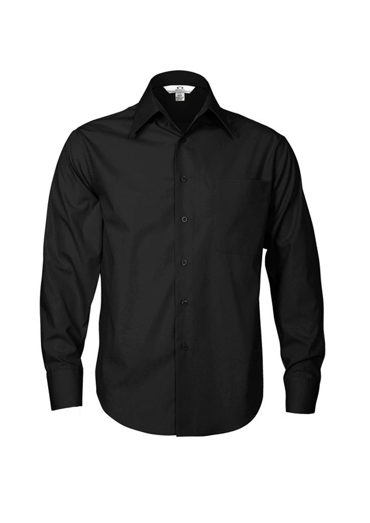 Biz Collection Mens Metro Long Sleeve Shirt SH714