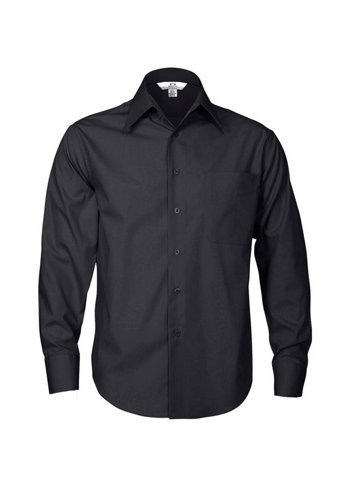 Biz Collection Mens Metro Long Sleeve Shirt SH714