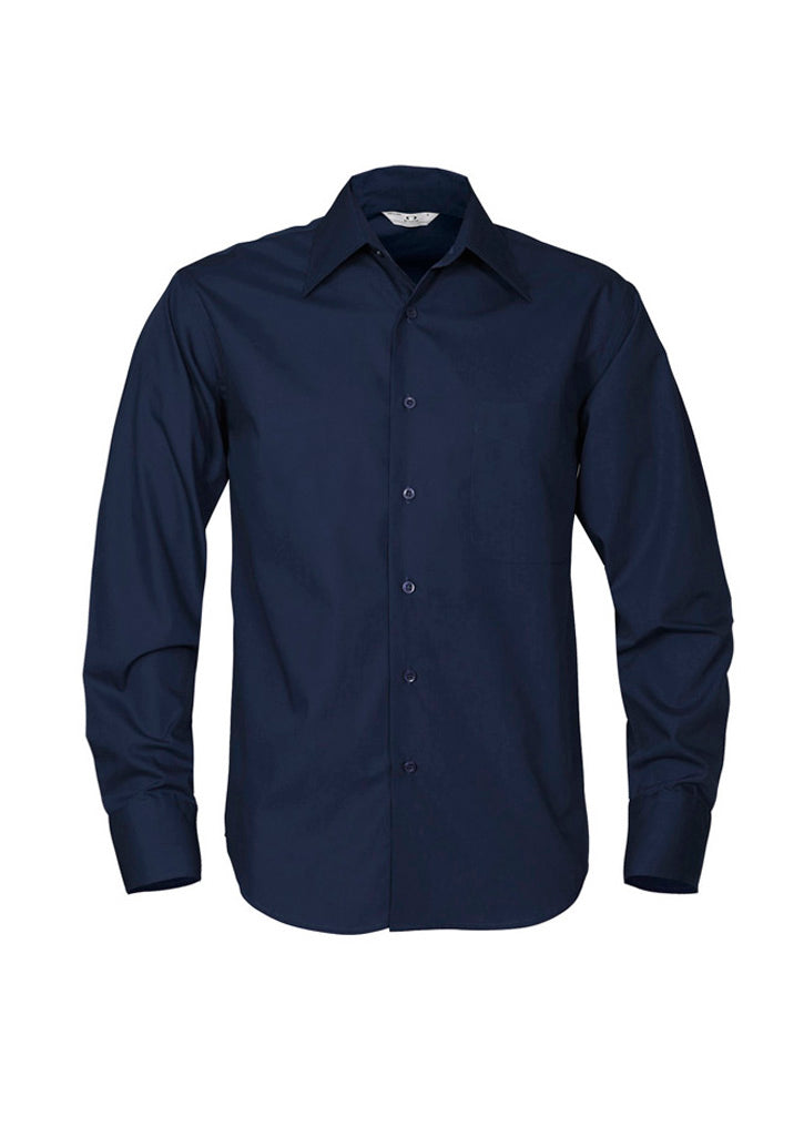 Biz Collection Mens Metro Long Sleeve Shirt SH714
