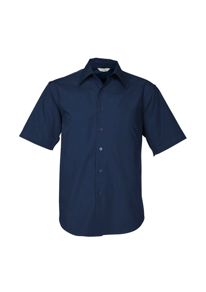 Biz Collection Mens Metro Short Sleeve Shirt SH715