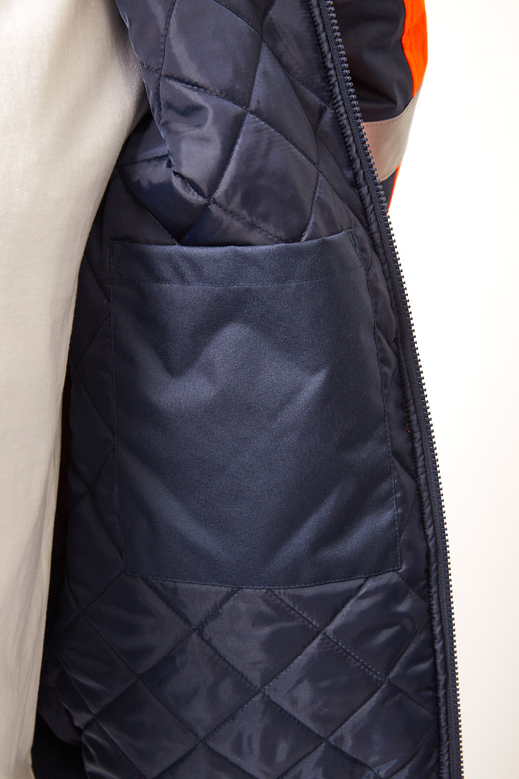 WORKCRAFT TWO TONE BOMBE JKT W/TAPE WW9011