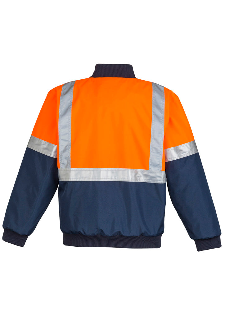 Syzmik Mens Hi Vis Quilted Flying Jacket ZJ351