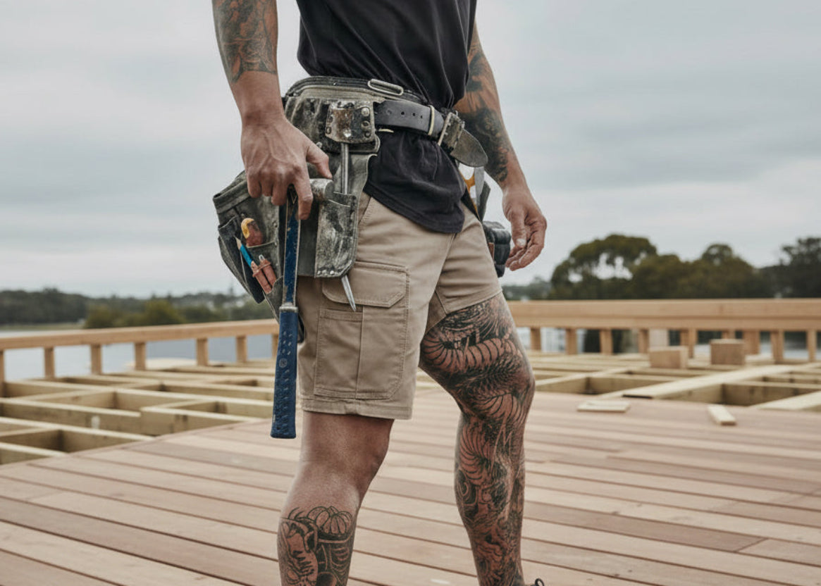 Syzmik Mens Essential Stretch Cargo Short ZS235