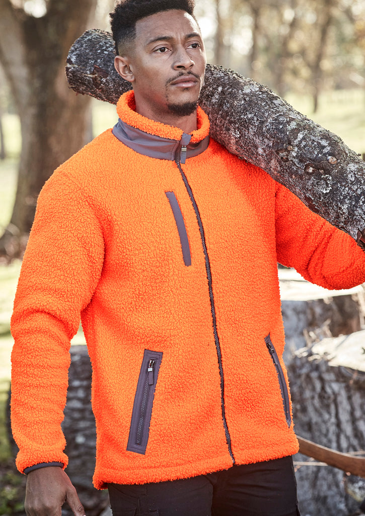 Unisex Streetworx Full Zip Sherpa Fleece