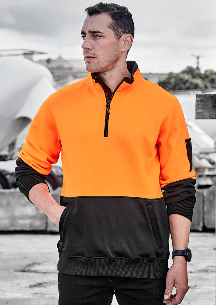 Syzmik Unisex Hi Vis 1/2 Zip Pullover ZT476