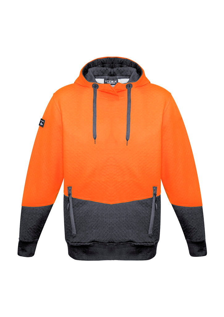 Syzmik Unisex Hi Vis Textured Jacquard Hoodie ZT477