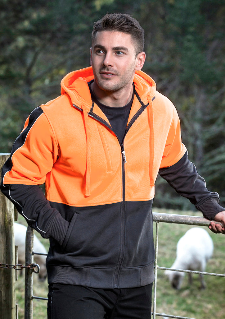 Syzmik Unisex Hi Vis Full Zip Hoodie ZT485
