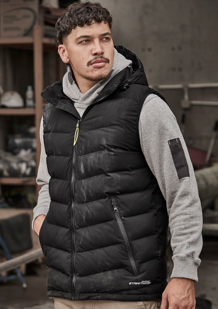 Syzmik Unisex Streetworx Hooded Puffer Vest ZV245