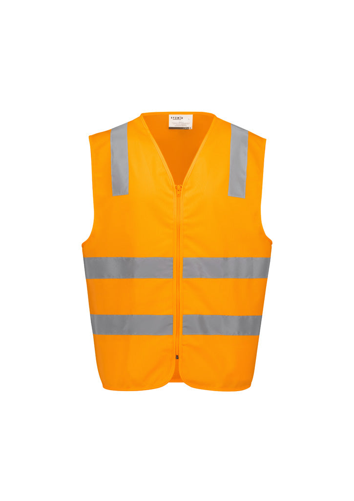Syzmik Unisex Hi Vis VIC Rail Zip Vest ZV687