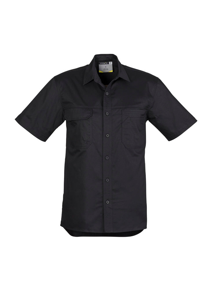 Syzmik Mens Lightweight Tradie Short Sleeve Shirt ZW120