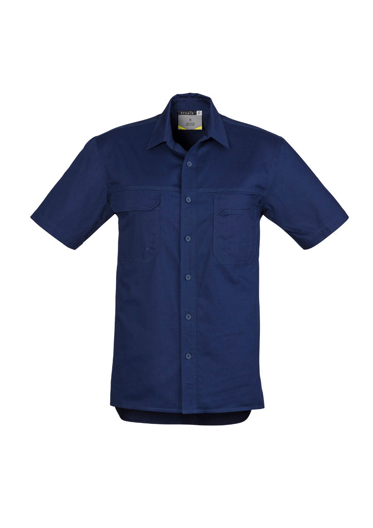 Syzmik Mens Lightweight Tradie Short Sleeve Shirt ZW120