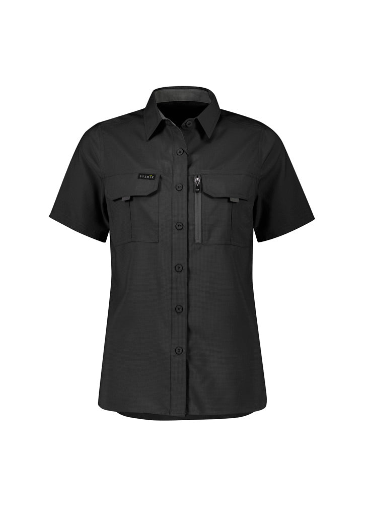 Syzmik Womens Outdoor Short Sleeve Shirt ZW765