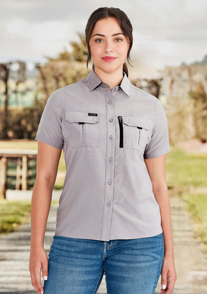 Syzmik Womens Outdoor Short Sleeve Shirt ZW765