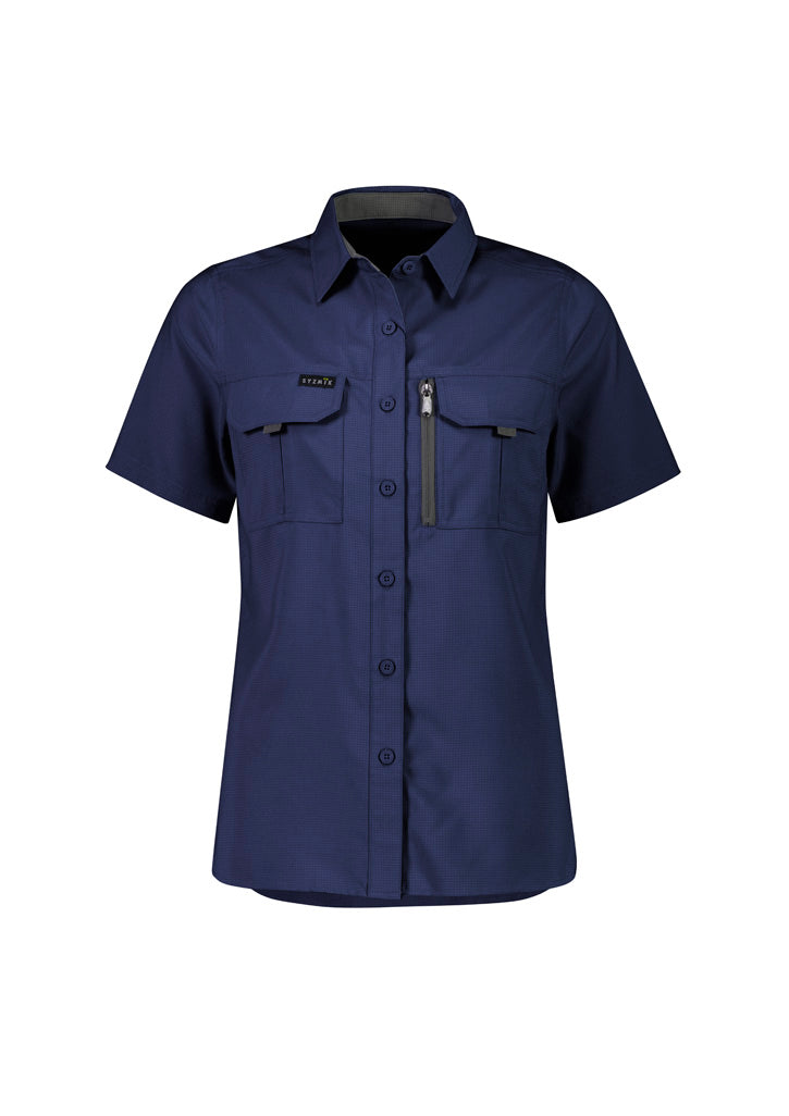 Syzmik Womens Outdoor Short Sleeve Shirt ZW765