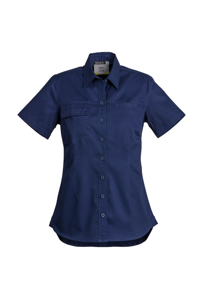 Syzmik Womens Lightweight Tradie Short Sleeve Shirt ZWL120