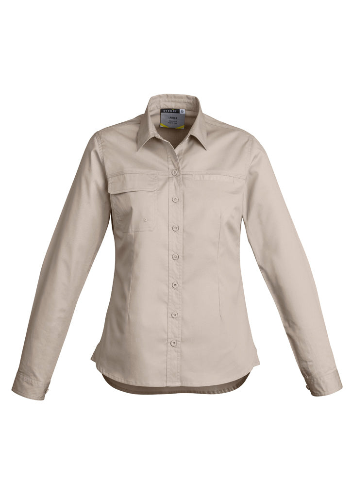 Syzmik Womens Lightweight Tradie Long Sleeve Shirt ZWL121