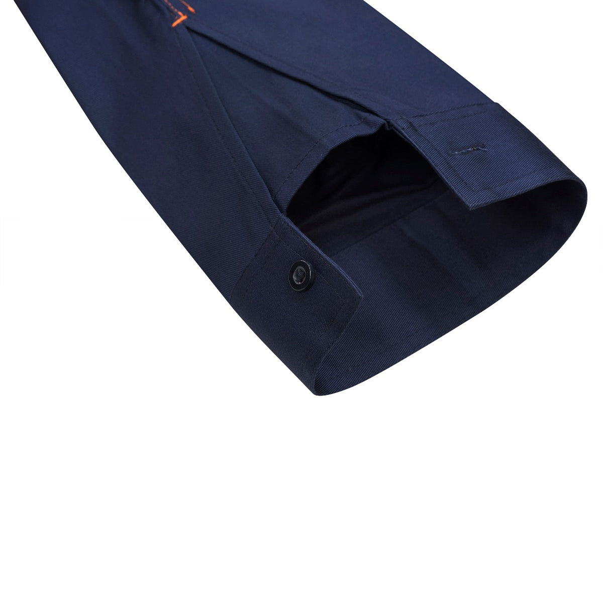 WORKCRAFT 2TONE HALF PLKET SHT W GUSSET WS4256