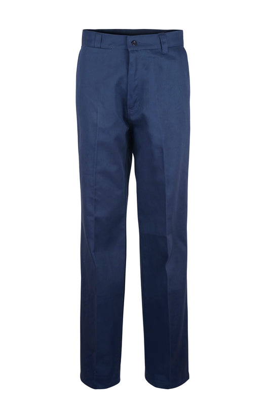 FLAT FRONT COTTON TROUSER