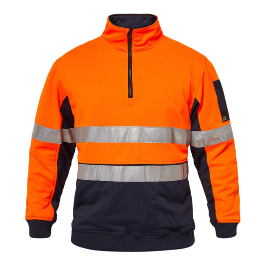 HI VIS 1/2 ZIP PULLOVER TAPE