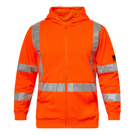 HI VIS HOODIE W/  X-TAPE