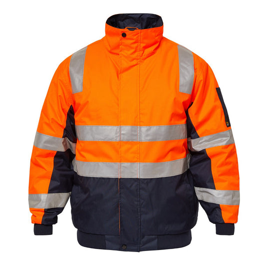 TWO TONE BOMBE JKT W/TAPE